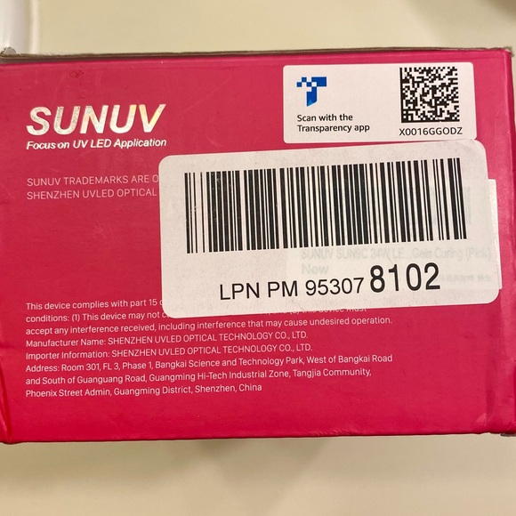 SUNUV SUN 9C 2 IN 1 LED UV LAMP NAIL LAMP CURING 2XS FASTER 18 LED EUC IN BOX - Picture 6 of 16
